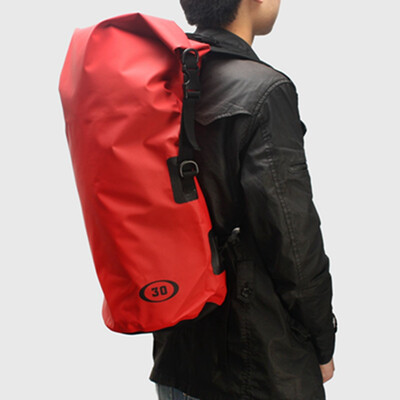 

30L рюкзак красного daypack цилиндра из нейлона водных видов спорта, моды
