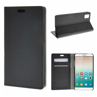 

MOONCASE Huawei Honor 7i ЧЕХОЛ ДЛЯ Leather Wallet Flip Card Slot Bracket Back Pouch Black 03
