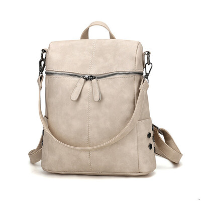 

Women Fashion Rivets Wild Satchel School Bookbag Shoulders Bag Backpack