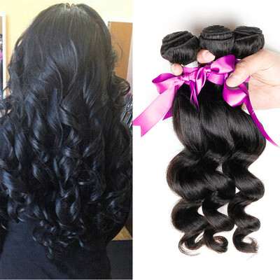 

Dream Like 8A Malaysian Virgin Hair Loose Wave 3pcs 100 Human Hair Bundles