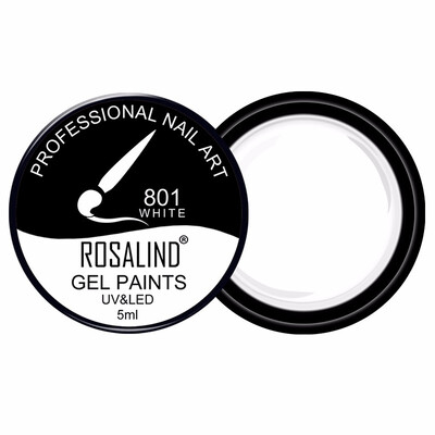 

ROSALIND Gel Varnish 5ml 142 Pure Colors UV Gel Manicure DIY Nail Art Gel Polish Design Nail Painting Color gel lacquer801-880