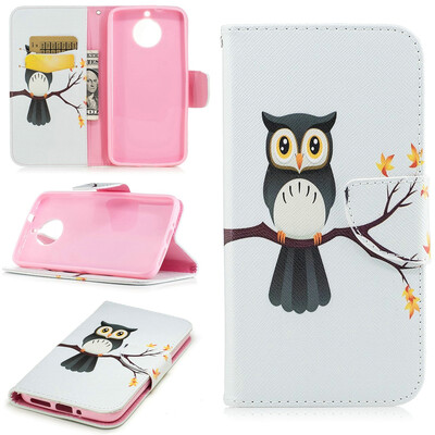 

BEFOSPEY Painting PU LeatherSoft TPU Card Slot Stand Wallet Case For Motorola Moto G5S 52"2017