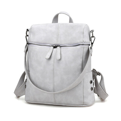 

Women Fashion Rivets Wild Satchel School Bookbag Shoulders Bag Backpack