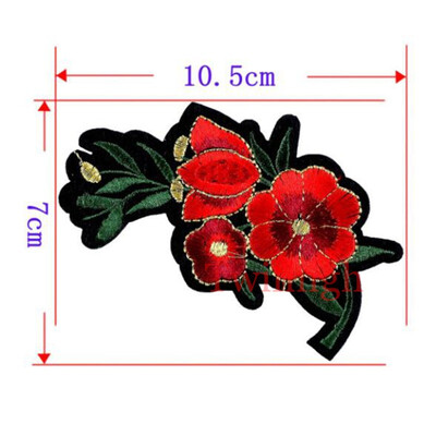 

1 Pcs Flower Patches Sequined Sticker Sew Iron On Patch Pink Flowers Applique Garment DIY Sew Clothes Repair Badges For Wedding