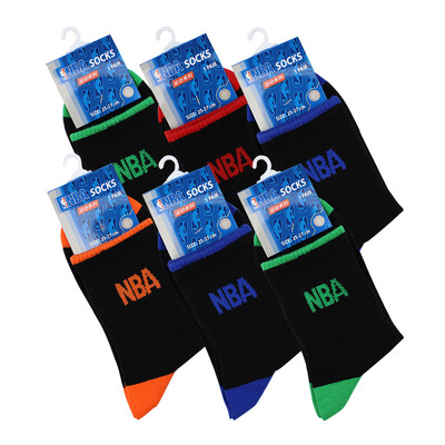 

[Мужской носки Jingdong супермаркета] NBA баскетбол носков скольжения носков резинок дышащие эластичные носки хлопок носки для мужчин чулок установлены шесть пар