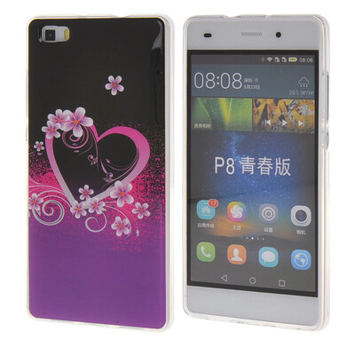 

MOONCASE чехол для Huawei Ascend P8 Life Pattern series Flexible Soft Gel TPU Silicone Skin Slim Durable Cover