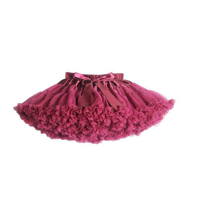 

Buenos Ninos Girl's Solid Color Dance Tutu Pettiskirt 1-10T