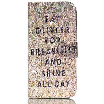 

мити стилю живописи девушка любовь слонов цветок карты бумажник кожаная сумка для iPhone 6 4.7inch Flip покрытия с карты позицию держателя