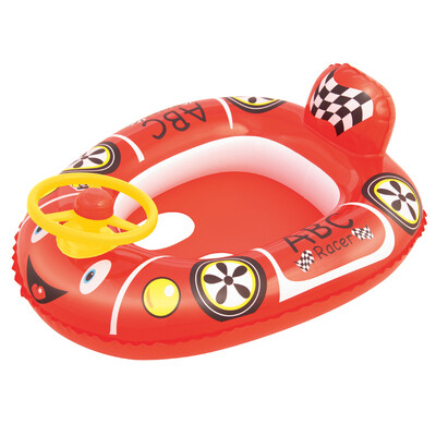 

Bestway baby boat children sitting ring swimming pool water inflatable toys can be sounded steering wheel design suitable for children 1-2 years old 34045 red