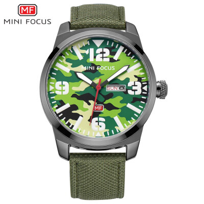 

MINI FOCUS Fashion Nylon Strap Men Watch MF0032G