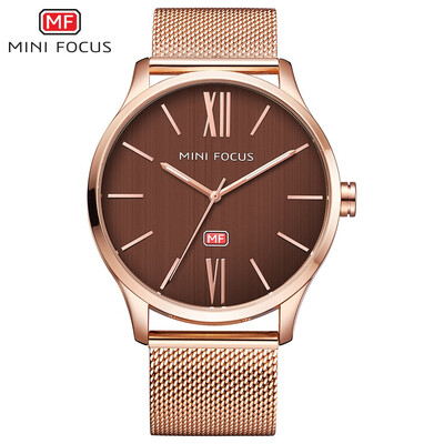 

MINI FOCUS Business Stainless Steel Strap Men Watch MF0018G