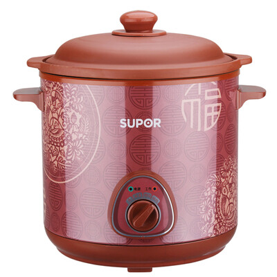 

Supor (SUPOR) электрический горшок горшок суп горшок здоровья горшок DKZ60B1-350 красный керамический лайнер 6L