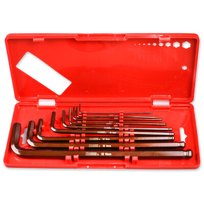 

Neo-powered neopower Hexagon extra long wrench set screwdriver six-angle angle wrench metric t-type 6-point extra long S2 hex 9-piece ML-Y20049