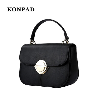 

KONPAD womens bag 2018 new top layer cowhide leather female bag fashion single shoulder bag hair supplier