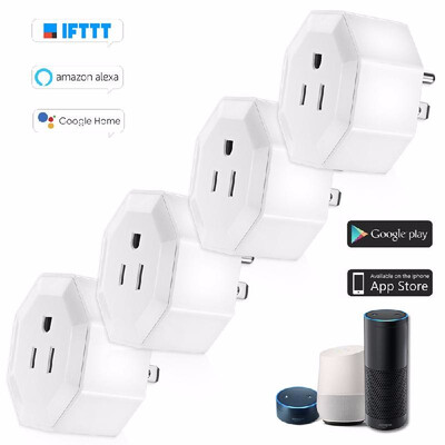 

2PCS Wireless WIFI Smart Plug US Outlet WI-FI Socket