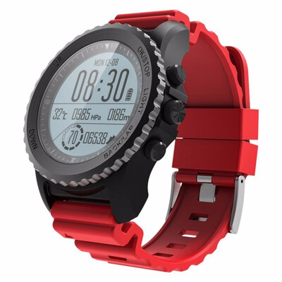 

S968 GPS Sports Smart Watch IP68 Waterproof Sleep Heart Rate Monitor Sedentary Reminder Barometer Thermometer Altimeter