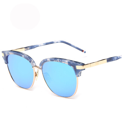 

FEIDU Vintage Semi-Rimless Sunglasses Women Men Brand Designer Fashion Cat Eye Sun Glasses Multicolour Oculos De Sol Feminino