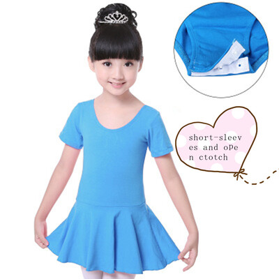 

2018 Girls Ballet Leotard Long or short Sleeve Gymnastic Leotard Ballet Dress Dancer Kids Girls Ballet Costumes Dance Leotard Danc