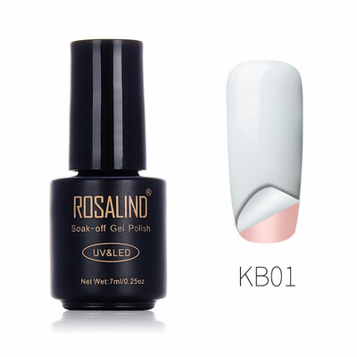 

ROSALIND Gel 1S 7ml Nail Art Peel Off UV LED Manicure Peelable Gel Nail Polish UV LED Glitter Semi Permanent Gel Lacquer