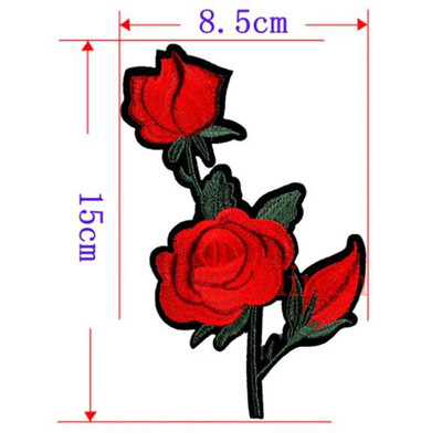 

1 Pcs Flower Patches Sequined Sticker Sew Iron On Patch Pink Flowers Applique Garment DIY Sew Clothes Repair Badges For Wedding