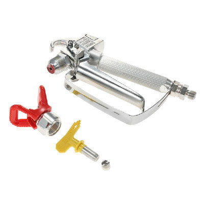 

Brand New 3600PSI High Pressure Airless Paint Spray Gun With 517 Spray Tip & Nozzle Guard for Graco Wagner Titan Pump Sprayer An