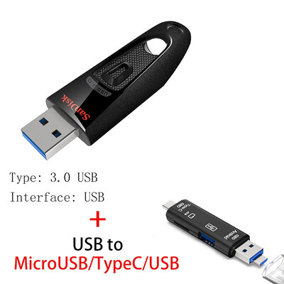 

SanDisk 30 USB Flash Drive Pendrive Pen Drives 16GB 32GB 64GB 128GB 256GB Stick Pendrive Flashdisk USB Key U Disk for PC Phone