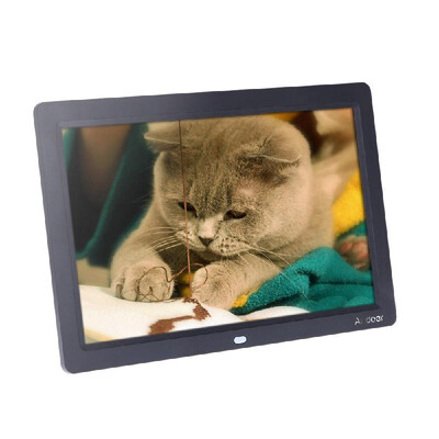 

12 HD TFT LCD 1280 800 Full view Digital Photo Frame Alarm Clock MP3 MP4 Movie Player with Remote Desktop