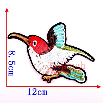 

twilingh Patches Sewing Iron-On Accessories Fish Embroidered Sequined Patches For Clothing