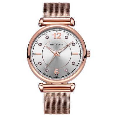 

BOFUTE Womens Watch Fashion Casual Watch Quartz Watches Japanese Movement Waterproof Luminous Metal Mesh Belt 0177L
