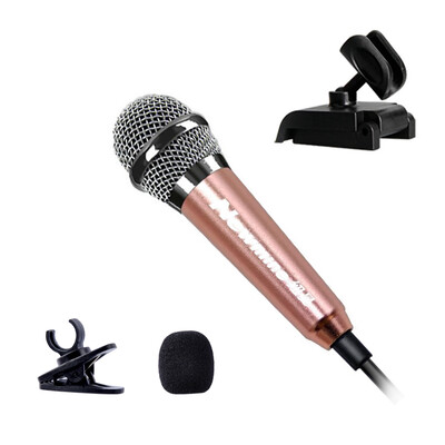 

Newman (Newmine) NM-610 mobile phone k song condenser microphone microphone mobile phone singing mini mini microphone rose gold