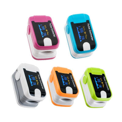 

New 8B7 Five Color OLED Fingertip Pulse Oximeter With Audio Alarm & Pulse Sound - Spo2 Monitor Finger Puls Oximeter