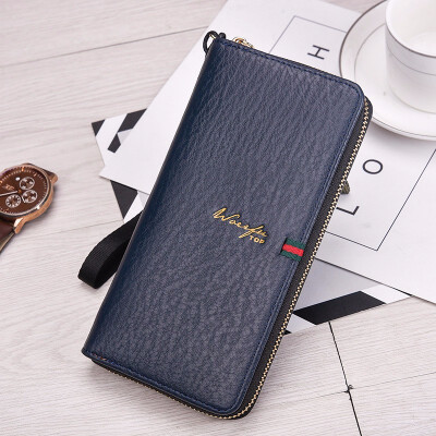 

Small handbag mens Korean version long wallet fashion casual zipper bag hand bag