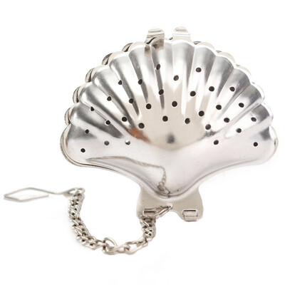 

UpperX Mesh bulk Tea Leaf Infuser Tea Strainer Filter Herb Infuse stainless steel Shape shell