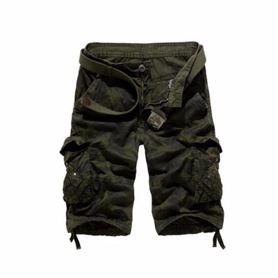 

US Size 2018 New Camouflage Loose Cargo Shorts Men Cool Summer Military Camo Short Pants Homme Cargo Shorts
