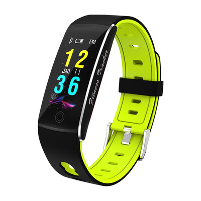 

Color screen big word smart bracelet sports pedometer swimming heart mate blood pressure oxygen remote photo reminder wristband