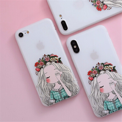 

iphone 6 6s 8 678 plus X 5s 5 SE Case Granite Scrub Marble Stone Painted Silicone Phone Case