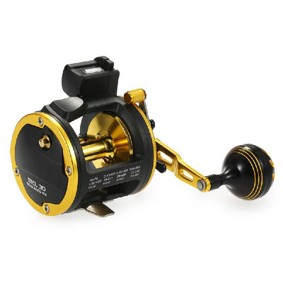 

61 Ball Bearing Fishing Trolling Reel with Line Counter Alarm Bell Drum Reel