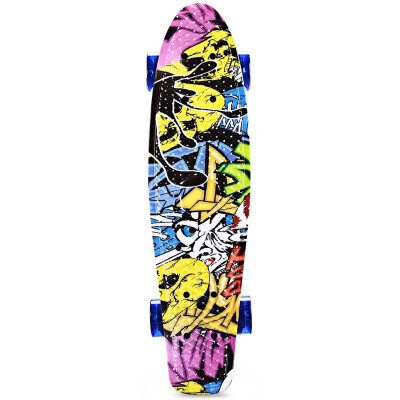 

CL - 85 Printing Graffiti Style Skateboard Complete 22 inch Retro Cruiser Longboard Big ghost graffiti skateboard Street hip-hop