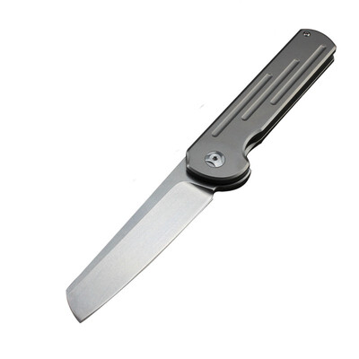 

Centurion TC4 Titanium Handle Pocket Knife Ball Bearing System Folding Knives D2 edge camping Hunting hand tools