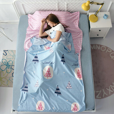 

Zero degree exploration LIVTOR cotton travel across dirty sleeping bags on business trip hotel hotel cotton sanitary sheets colorful world single 120230cm