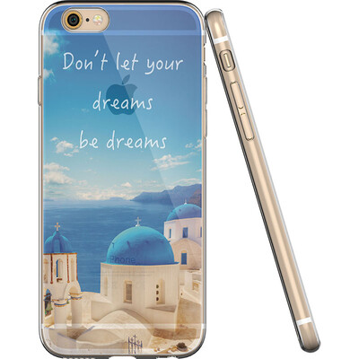 

Illustrator Apple iPhone6 ​​ 6s Phone Case Protective Case 47 &quotSilicone Transparent Dropped Soft Shell Landscape Travelers Message Series Dreams