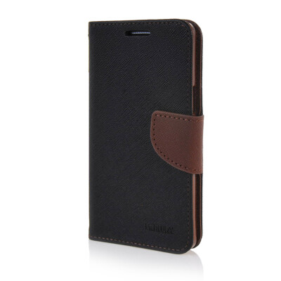 

MOONCASE Cross pattern Leather Wallet Flip Card Slot Pouch Stand Shell Back Case Cover for Samsung Galaxy A5 Black