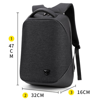 

USB Charging Shoulder Backpack Stereo Digital Storage Anti-theft Computer Rucksack Male&Middle School Student Bag