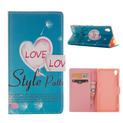 

MOONCASE ЧЕХОЛ ДЛЯ Sony Xperia Z3 Flip PU Leather Fold Wallet Card Slot Kickstand Back [Pattern series] /a11
