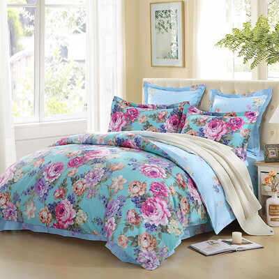 

SOMERELLE cotton bed set/bed kit (duvet cover/fitted sheet/pillow case)