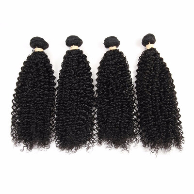 

HCDIVA Malaysian Virgin Hair Kinky Curly 4 Bundles Lot 100 Unprocessed Virgin Curly Weave Hair Extensions