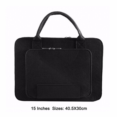

Felt Laptop Bag Notebook Briefcase handbag Pouch For Macbook Air Pro Retina 1315 Inch Sleeve Case Men Women Univeral