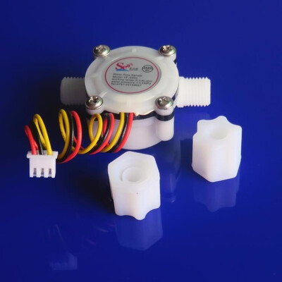 

2PCS Water Flow Sensor Switch Meter Counter Indicator Hall Flowmeter 03-6Lmin G14 Drinking machine Electrolysis Smart toilet