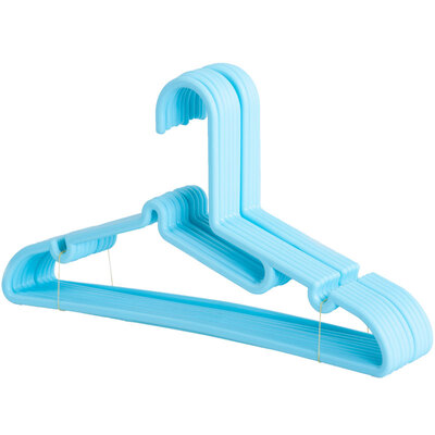 

Bingyou upgraded collar collar hanger plastic hanging clothes rack adult children hanging clothes support clothes hook wide 40 cm 10 pieces of Nordic powder