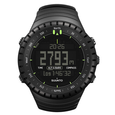 

Suunto (SUUNTO) открытые спортивные часы часы моды альпинизму мужской форме ядро ​​всей черной SS014279010